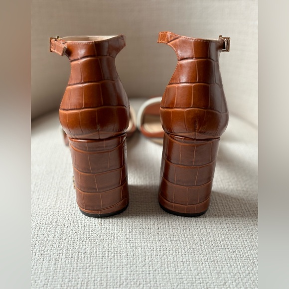 Sam Edelman Daniella Ivory and Brown Croc - Picture 3 of 6